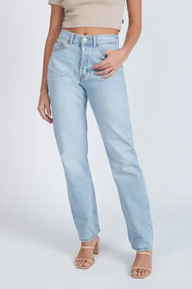 Beth Straight Jeans - Light Blue Jay