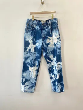 Blue Acid Wash Jeans (Reworked)