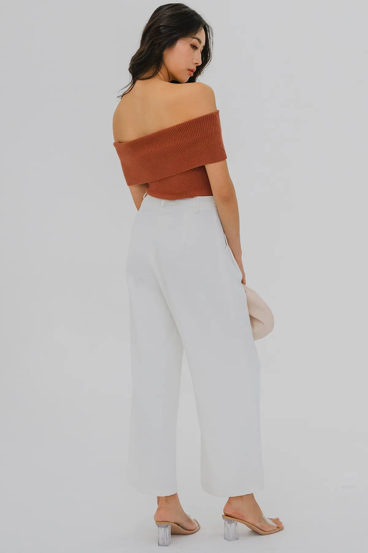 Dale Relaxed Tailored Pants (White)