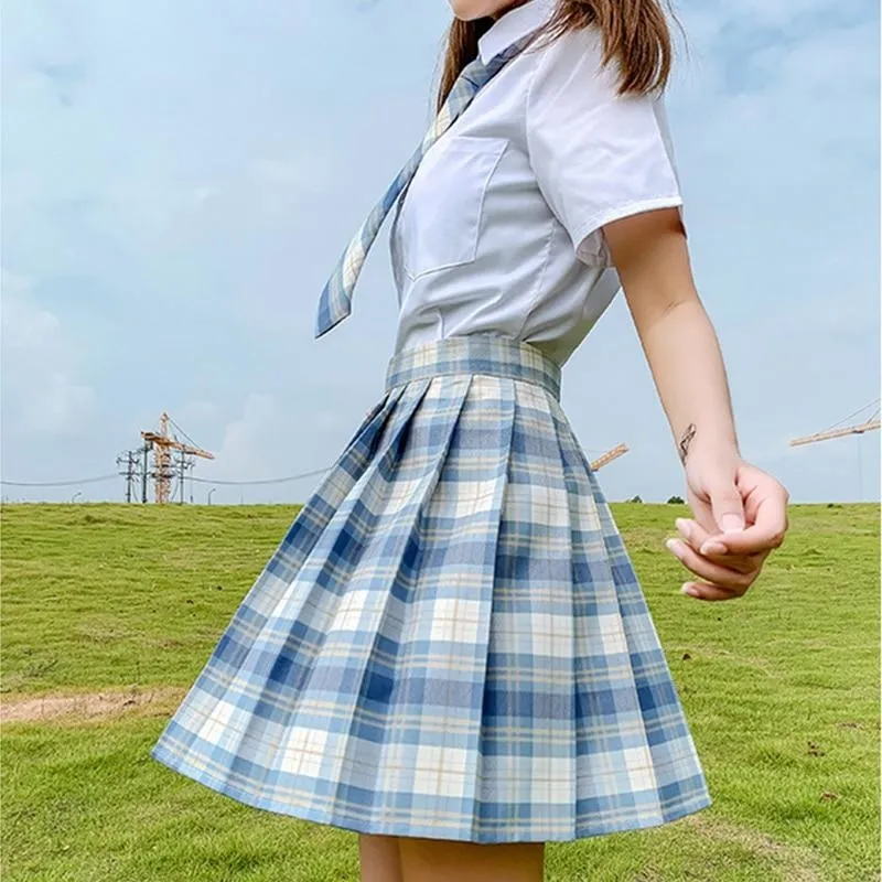 Electric Plaid Skirt (17 Colors)