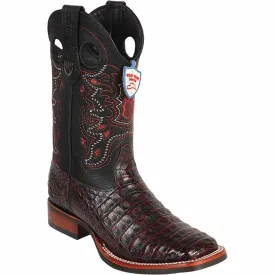 Men's Wild West Caiman Belly Ranch Toe Boot 28258218