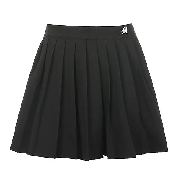 Naughty List Pleated Skirt