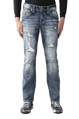 Rock Revival Men's Clyde J202 Straight Jeans