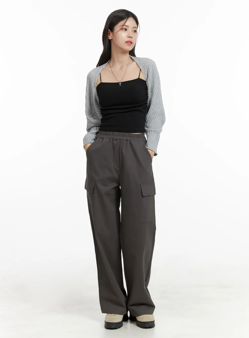 Straight Cargo Pants OA419