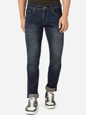 Tinted Blue Washed Narrow Fit Jeans | Greenfibre