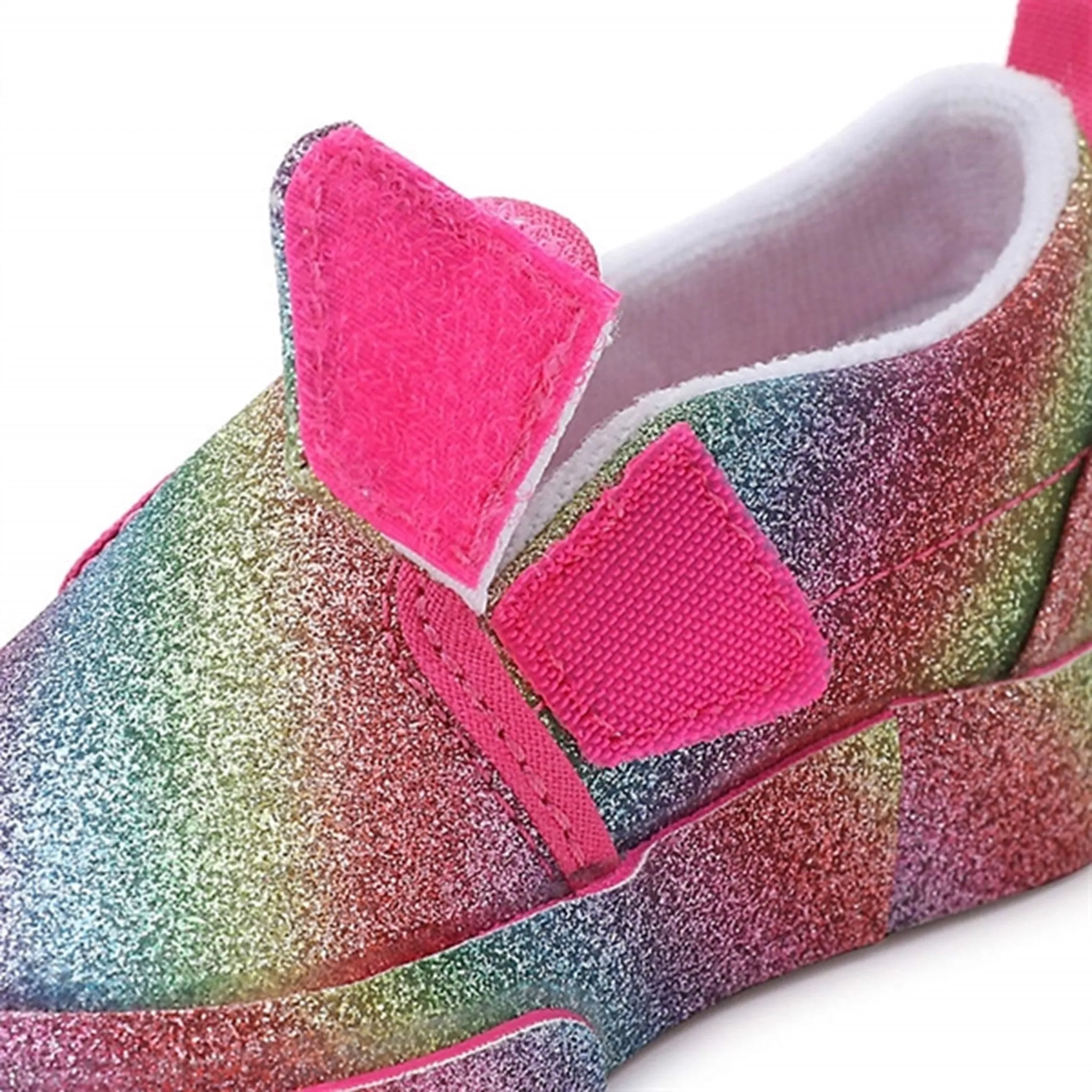 VANS TD Slip-On V Sneakers Glitter Rainglow Rainbow