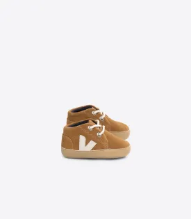 VEJA Baby Suede Camel Pierre Shoes